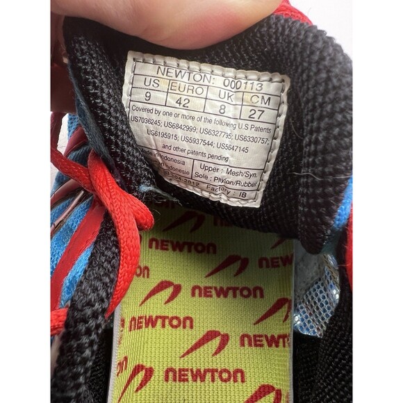 Newton Gravity Mens Athletic Running Shoes Sneakers Mens size 9 Red Yellow Blue main image 11